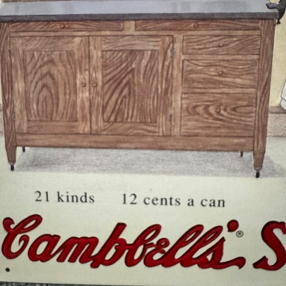 1993 Campbell’s Soup Sign #18 AAA Girl Metal Decor - Picture 6 of 9